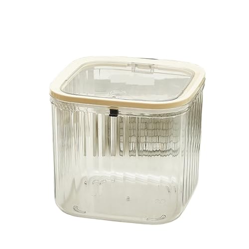 DFGBAPKBL Presse Typ Desktop Müll Kunststoff Transparent Lagerung Box Schreibtisch Veranstalter Büro Liefert Für Desktop-Müll(Clear) von DFGBAPKBL
