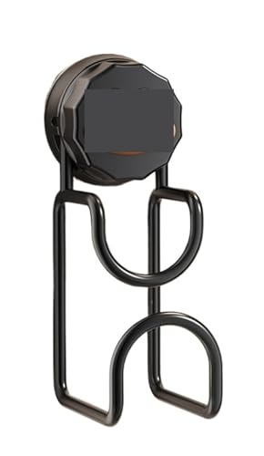 DFGBAPKBL Saugnäpfe Waschbeckenhalter Haken Waschbecken Lagerregal Zur Aufbewahrung von Badezimmerzubehör(Black) von DFGBAPKBL