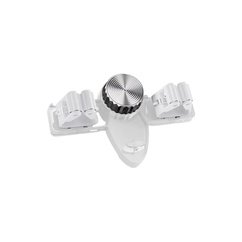 DFGBAPKBL Saugnapf Besen Halter Mopp Aufhänger Greifer Lagerung Werkzeug Rack Zur Aufbewahrung von Badezimmerzubehör(White) von DFGBAPKBL