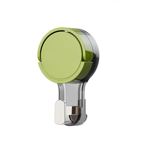 DFGBAPKBL Saugnapfhaken, wiederverwendbar, starker Vakuum-Saugnapfhaken, wasserdichter Handtuchhalter, Kleiderbügel for Badezimmer Zur Aufbewahrung von Badezimmerzubehör(Green) von DFGBAPKBL