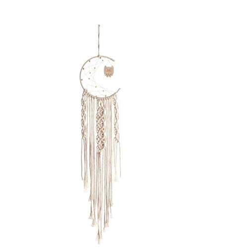 DFGBAPKBL Stern Mond Makramee Wandteppich Wohndekoration Raumdeko Schlafzimmer Wanddekoration Für die Dekoration von Wänden(Style4) von DFGBAPKBL