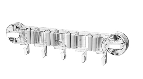 DFGBAPKBL Wandhalterung Saugnapf Mopp Clip Besen Bürste Aufbewahrungshalter Küche Badezimmer Organizer Regal Rack Haken Zur Aufbewahrung von Badezimmerzubehör von DFGBAPKBL