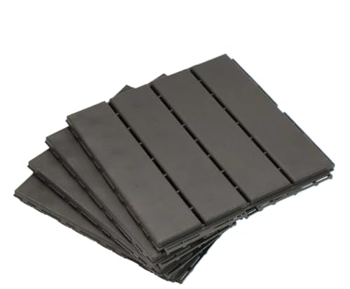 Dekoration von Haushaltsspleiß-Massivholzböden, Terrasse, Innenhof, Außengelände, Balkonrenovierung Für die Verlegung von Böden im Freien(D-10pcs) von DFGBAPKBL
