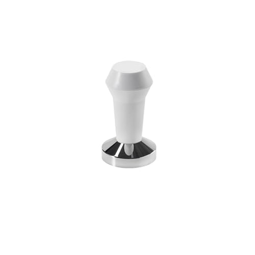 Espressoverteiler und Kaffeestampfer, Edelstahlbasis mit Griff Zum Zerkleinern von Kaffeepulver(Tamper White 51) von DFGBAPKBL