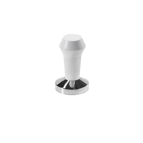 Espressoverteiler und Kaffeestampfer, Edelstahlbasis mit Griff Zum Zerkleinern von Kaffeepulver(Tamper White 53) von DFGBAPKBL