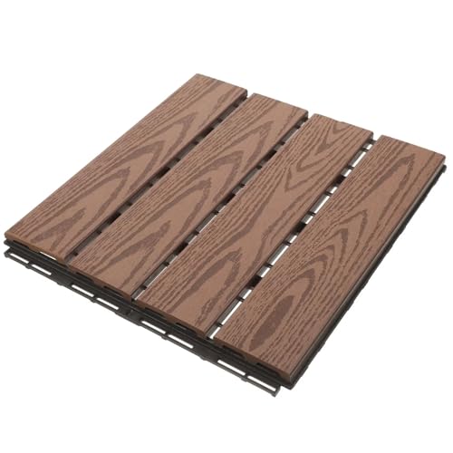 Gepresster Balkonbodenbelag, 30 x cm, wasserdicht, leicht zu schneiden, sauber, for den Außenbereich, Terrassenbodenfliesen, Garten Für die Verlegung von Böden im Freien Gepresster Balkonbodenbelag, 30 x cm, wasserdicht, leicht zu schneiden, sauber, for den Außenbereich, Terrassenbodenfliesen, Garten Für die Verlegung von Böden im Freien von DFGBAPKBL