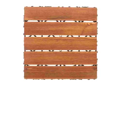 Holz Wasserdicht Garten Boden Spleißen Deck Schaum Fliesen Kunststoff Teppich for Wohnzimmer Terrasse Für die Verlegung von Böden im Freien(30.00X30.00X2.3) von DFGBAPKBL