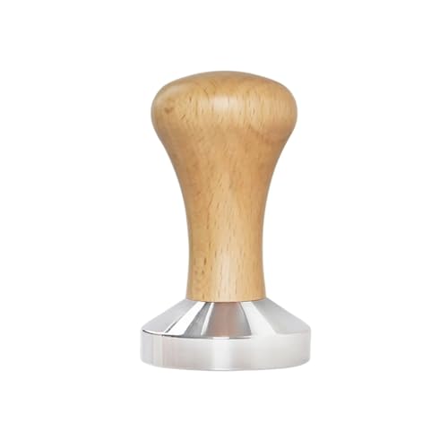 Kaffee Tamper Holzgriff Barista Espresso Maker Grinder Handgemachte Pulver Hammer Zum Zerkleinern von Kaffeepulver(5.3cm) von DFGBAPKBL