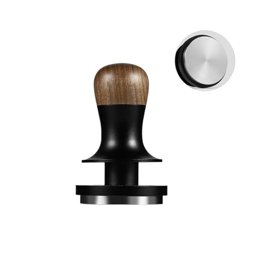 Kaffee Tamper Ripple Base Konstanter Druck Loaded Home Barista Tools Zum Zerkleinern von Kaffeepulver(51mm,Type 2) von DFGBAPKBL