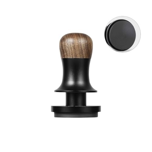 Kaffee Tamper Ripple Base Konstanter Druck Loaded Home Barista Tools Zum Zerkleinern von Kaffeepulver(53.35mm,Titanium Thread) von DFGBAPKBL