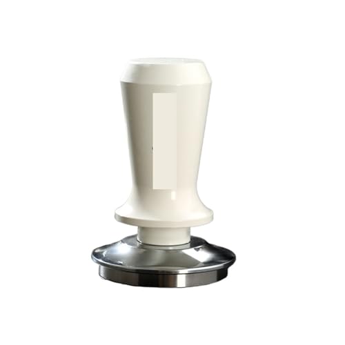 Kaffeepulverspender Pulverpresse Espressomaschinen-Kit Haushaltspulverhammer Zum Zerkleinern von Kaffeepulver(58mm,Tamper-white) von DFGBAPKBL