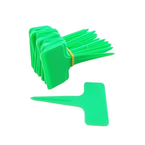 Kunststoff Pflanze T Tags Etiketten for Blumentöpfe Marker Zeichen Kräuter Pflanzen Garten Werkzeuge liefert Zur Erfassung von Pflanzennamen(Green) von DFGBAPKBL