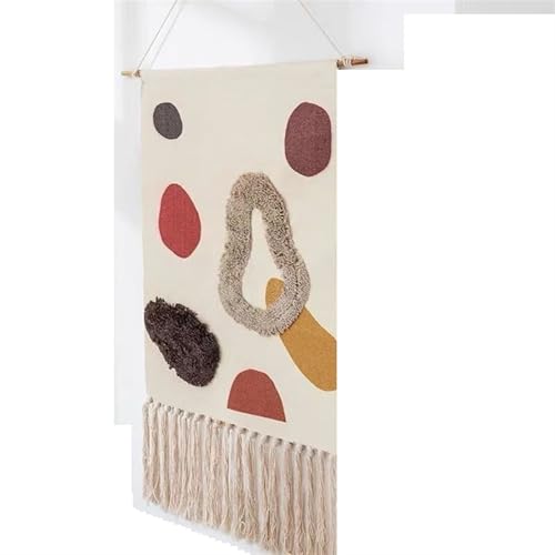 Wohnkultur Makramee Baumwolle Quaste Handarbeit Gewebt Wandbehang Tapisserie Geometrische Leinwand Wand Kunst Hintergrund Tuch Für die Dekoration von Wänden(Color5) von DFGBAPKBL