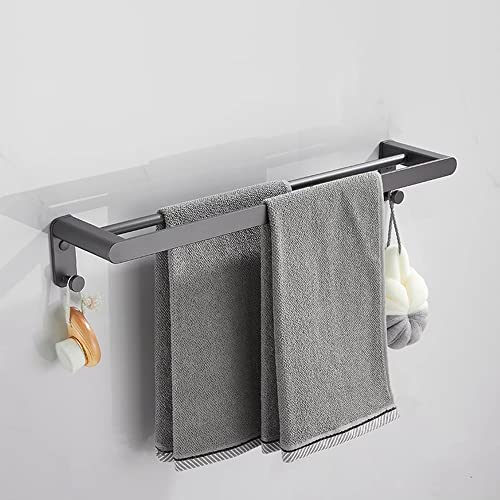 Badezimmer-Regal-Set In Rotgussgrau, Schwebende Regale, Duschablage, Multifunktionaler Handtuchhalter Aus Aluminium, Papierhalter, Zahnbürstenhalter, Rostfrei Und Langlebig, Modernes Badezimmer, 50 C von DFGHNBVC