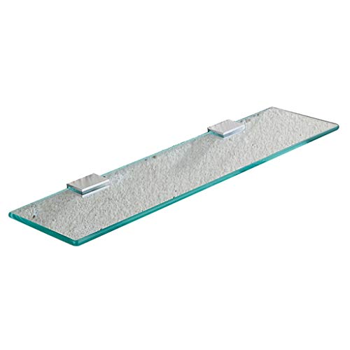 DFGHNBVC Badezimmer-Glasregal, Badezimmerregal, Hotel-Einzelregal Mit 8 Mm Gehärtetem Glas, Badezimmer-Regalglas, 50 cm von DFGHNBVC