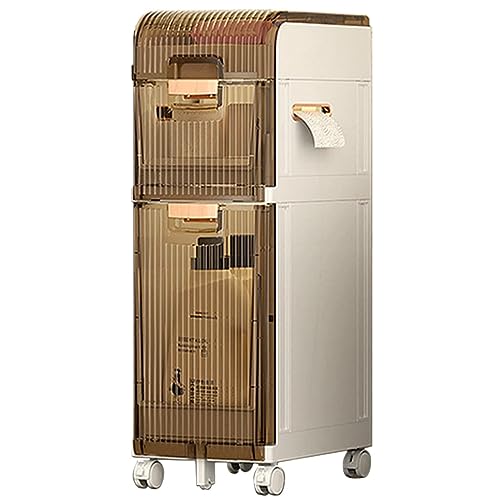 DFGHNBVC Badezimmer-Rollschrank Mit Verstellbaren Regalen, Moderner Freistehender Hochschrank Für Zuhause, Büro, Küche, Mehrzweckschrank Auf Rädern, Weiß + Blaugrün, 74 cm DFGHNBVC Badezimmer-Rollschrank Mit Verstellbaren Regalen, Moderner Freistehender Hochschrank Für Zuhause, Büro, Küche, Mehrzweckschrank Auf Rädern, Weiß + Blaugrün, 74 cm von DFGHNBVC