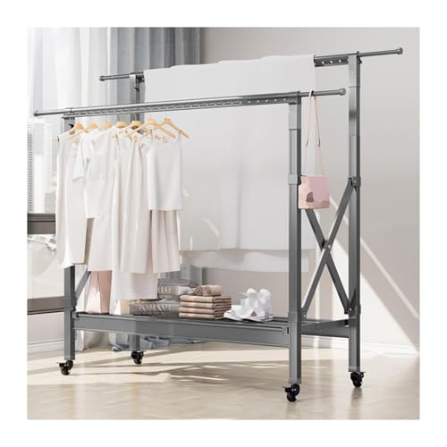 DFGHNBVC Faltbarer Wäscheständer, Verstellbarer Outdoor-Stand-Wäscheständer, 204 Kg Tragkraft, Kleiderständer Und Wäscheständer, Rot DFGHNBVC Faltbarer Wäscheständer, Verstellbarer Outdoor-Stand-Wäscheständer, 204 Kg Tragkraft, Kleiderständer Und Wäscheständer, Rot von DFGHNBVC