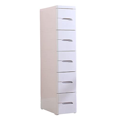 DFGHNBVC Lagerschrank Mit Schmalem Spalt Und 20 cm Breiter Schublade Für Badezimmer Und Küche, 7-Lagiges Regal In Weißgrau, Weiß 6 Lagen DFGHNBVC Lagerschrank Mit Schmalem Spalt Und 20 cm Breiter Schublade Für Badezimmer Und Küche, 7-Lagiges Regal In Weißgrau, Weiß 6 Lagen von DFGHNBVC