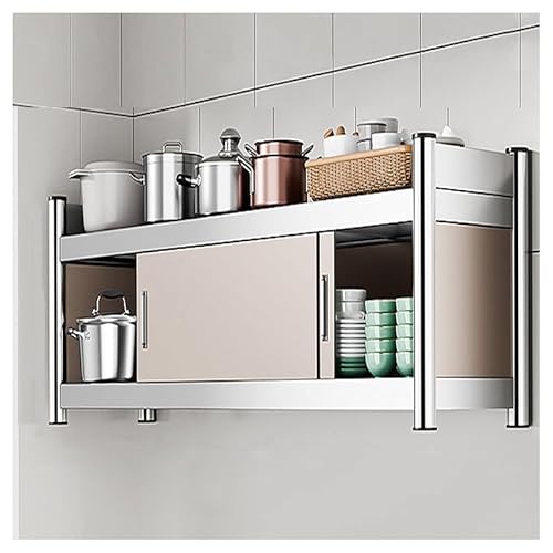 DFGHNBVC Wandschrank Edelstahl Küchenwandregal Mit Schiebetür Robuster Dekorativer Schrank Für Esszimmer Badezimmer Wohnzimmer,Gold90X35X40Cm DFGHNBVC Wandschrank Edelstahl Küchenwandregal Mit Schiebetür Robuster Dekorativer Schrank Für Esszimmer Badezimmer Wohnzimmer,Gold90X35X40Cm von DFGHNBVC