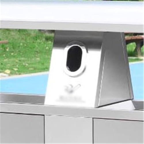 DFHS46JK Mülleimer für draußen Doppelte Box-Behälter for den öffentlichen Bereich im Freien, kommerzieller Edelstahl-Mülleimer Mülleimer von DFHS46JK