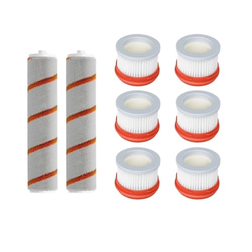 Filterersatzzubehör, kompatibel mit Dreame V11 V10 V9 V9B V9D V9P V16 V8, weiche Bürstenrollenteile, 8 Stück Filterersatzzubehör, kompatibel mit Dreame V11 V10 V9 V9B V9D V9P V16 V8, weiche Bürstenrollenteile, 8 Stück von DFHSSYT
