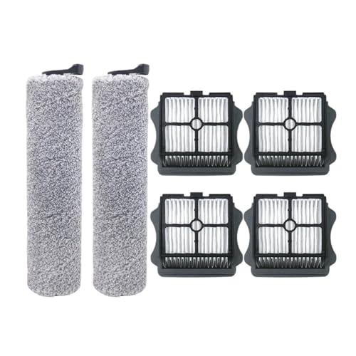 Kompatibel mit TINECO FLOOR ONE FLOOR PLUS Wireless Scrubber Rollbürste Hauptbürste Filter Ersatzteile 6 Stück von DFHSSYT