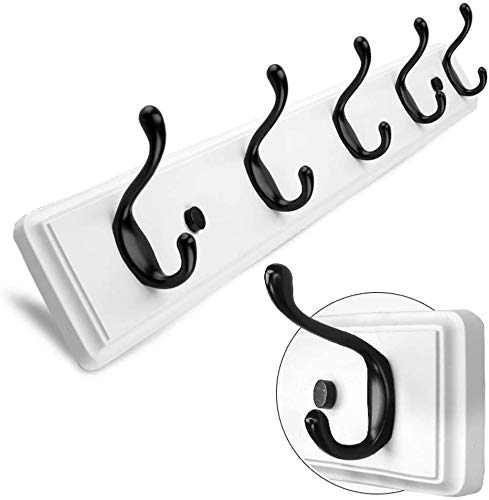 DFJKEIESED Wandgarderoben Haken Kleiderhaken Wand Hakenleiste 3-6Satin Nickel Haken an der Wand aus Kiefernholz. Moderne Und Platzsparende Garderobenleiste DFJKEIESED Wandgarderoben Haken Kleiderhaken Wand Hakenleiste 3-6Satin Nickel Haken an der Wand aus Kiefernholz. Moderne Und Platzsparende Garderobenleiste von DFJKEIESED