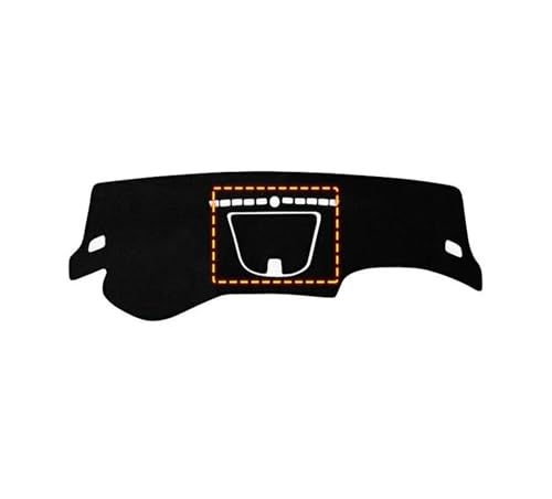 DFJOSF Armaturenbrett-Abdeckmatte Für Chevy Für Cruze 2009-2015 Auto Armaturenbrett Abdeckung Instrument Schreibtisch Sonnenschutz rutschfeste Pad Zubehör Dashboard Matte(A Black withStorage) von DFJOSF