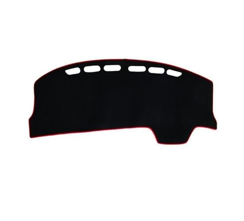 DFJOSF Armaturenbrett-Abdeckmatte Für City GM6 2015-2019 Auto Armaturenbrett Abdeckung Dash Matte Sonnenschutz rutschfeste Pad Zubehör Dashboard Matte(Red Side RHD) von DFJOSF