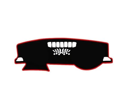 DFJOSF Armaturenbrett-Abdeckmatte Für Skoda Für Superb 3 B8 2016-2023 Abdeckung Armaturenbrett Matte Sonnenschutz rutschfeste Pad Zubehör Dashboard Matte(Red Side RHD) von DFJOSF