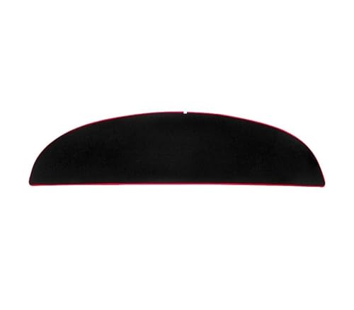 DFJOSF Armaturenbrett-Abdeckmatte Für Tesla Für Model Y Für Model 3 2017-2024 Auto-Armaturenbrett-Abdeckungsmatte Sonnenschutz Rutschfestes Pad Zubehör Dashboard Matte(A Red Side,LHD) von DFJOSF
