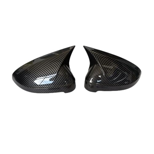 DFJOSF Auto Spiegelkappen Für A4 B9 S4 A5 S5 2017-2021 Auto Rückspiegel Seitenspiegel Abdeckung Flügelkappe Außentür Gehäuse Shell Trim Rückspiegel Abdeckung(Kohlenstoff-Look) von DFJOSF