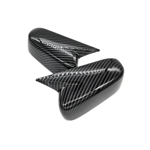 DFJOSF Auto Spiegelkappen Für Accord 7th 2003-2007 Auto Rückspiegel Seitenspiegel Abdeckung Flügelkappe Türgehäuse Shell Trim ABS Kohlefaser Rückspiegel Abdeckung von DFJOSF
