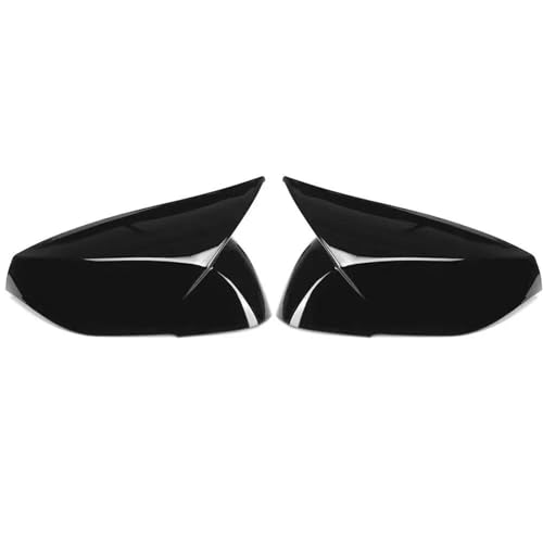 DFJOSF Auto Spiegelkappen Für Infiniti Q50 Q60 QX30 Q70 2014-2020 Auto Rückspiegel Seitenspiegel Abdeckung Flügelkappe Türgehäuse Shell Trim Rückspiegel Abdeckung(Schwarz glänzend) von DFJOSF