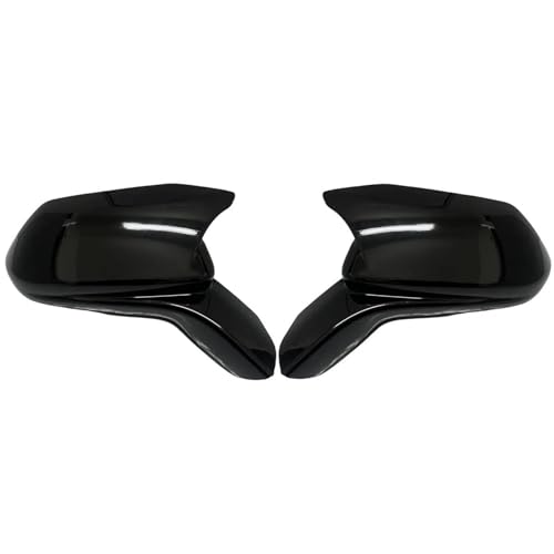 DFJOSF Auto Spiegelkappen Paar Rückspiegel Kappe Abdeckung Für Chevy Für Camaro SS RS ZL1 LT 2016-2021 Rückspiegel Kappe Rückspiegel Abdeckung(Glänzend schwarz) von DFJOSF