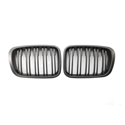 DFJOSF Kühlergrill Auto Frontstoßstange Nierengrill Schwarz glänzend für M Racing Grills Für 3er E46 4-Türer 4D 4DR 1998-200 Kühler(Matte Black) von DFJOSF