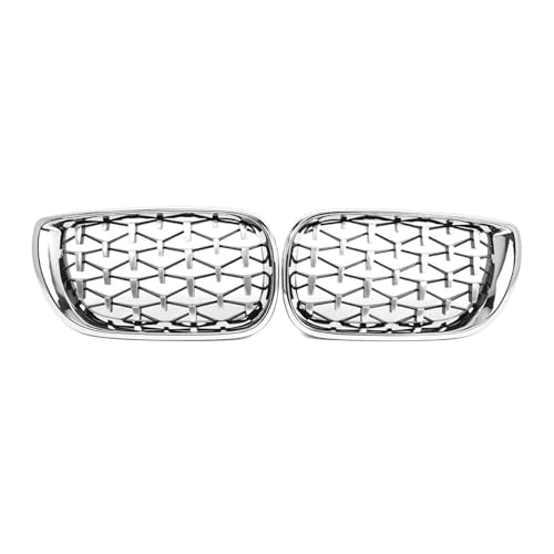 DFJOSF Kühlergrill Chrom Auto Kühlergrill Diamant Stil Grill Für 3 Serie E46 4 Tür 2002 2003 2004 2005 ABS Kunststoff Kühler DFJOSF Kühlergrill Chrom Auto Kühlergrill Diamant Stil Grill Für 3 Serie E46 4 Tür 2002 2003 2004 2005 ABS Kunststoff Kühler von DFJOSF