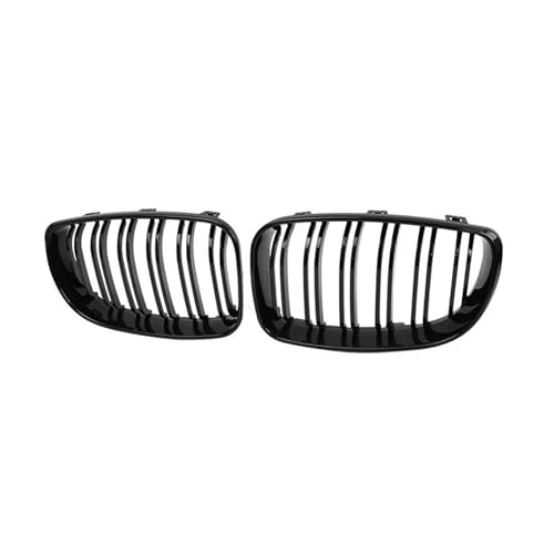 DFJOSF Kühlergrill Für 1er E81 E87 2004-2011 Schwarz glänzende Grillabdeckung Auto-Frontstoßstange Kindly Facelift-Kühlergrill 128I 130I 135I Kühler(2007-2011) von DFJOSF