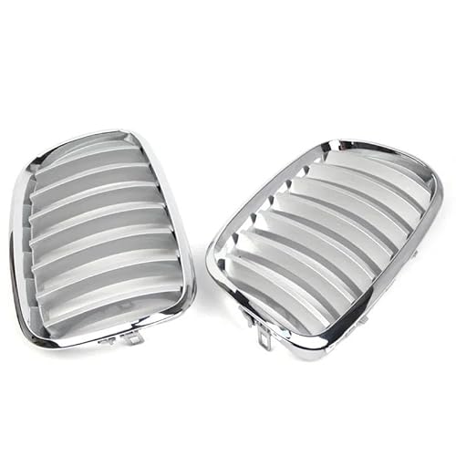 DFJOSF Kühlergrill Galvanisieren Gitter Chrom Auto Front Nieren Grill Grille Haube Racing Grills Für X5 X6 E70 E71 2008-2013 Kühler DFJOSF Kühlergrill Galvanisieren Gitter Chrom Auto Front Nieren Grill Grille Haube Racing Grills Für X5 X6 E70 E71 2008-2013 Kühler von DFJOSF