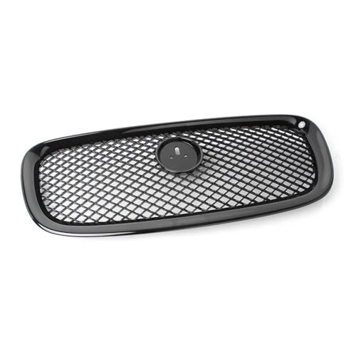 DFJOSF Kühlergrill Glänzend Schwarz Front Kühler Racing Grille Für Jaguar XF XFR X250 2012 2013 2014 2015 Kühler(Schwarz) von DFJOSF