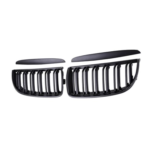 DFJOSF Kühlergrill Schwarz glänzende Auto-Frontstoßstangengitter für E90 E91 3er-Serie 323I 328I 335I 330I 325I 05-08 ABS-Grill Racing Grill Kühler(Matte Black) von DFJOSF