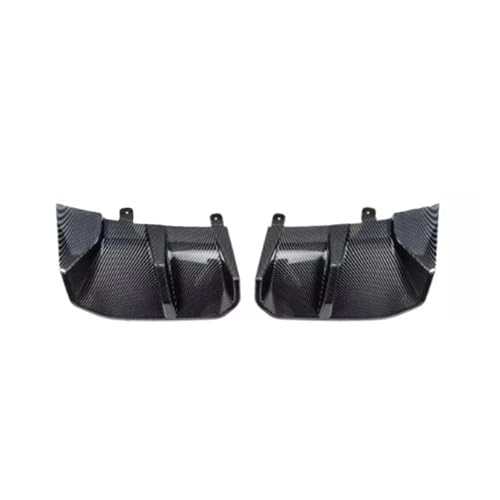 Heckspoiler 2Pcs Auto Schwanz Hinten Lip Spoiler Diffusor Lip Splitter Dekorative Aufkleber Für ix3 G08 2021 2022 2023 2024 Spoilerlippe(Kohlenstoff-Look) von DFJOSF