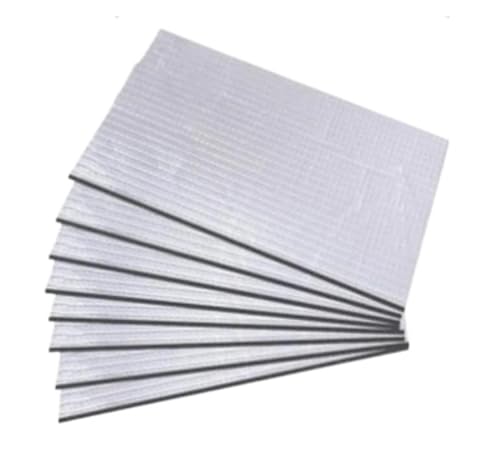 Insulation Pad 10 Stück Auto-Wärme- und Schalldämmmatten aus Baumwolle, 5 mm Aluminiumfolie, Vibrationsisolierung, Lärmschutz Matte Auto Dämmung Insulation Pad 10 Stück Auto-Wärme- und Schalldämmmatten aus Baumwolle, 5 mm Aluminiumfolie, Vibrationsisolierung, Lärmschutz Matte Auto Dämmung von DFJOSF