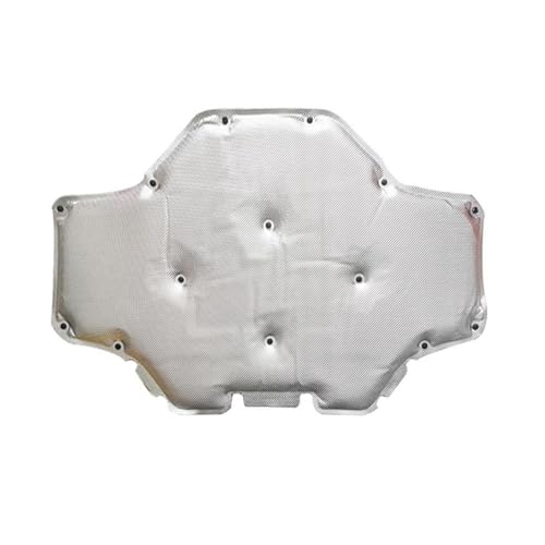 Insulation Pad Auto Front Hood Sound Isolierung Pad Motor Proof Wärme Matte Für X3 G01 X4 G02 2018 2019 2020 Matte Auto Dämmung(Black and silver) von DFJOSF