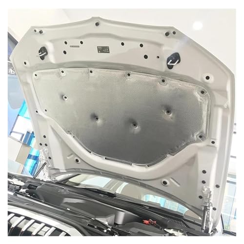 Insulation Pad Auto Haube Sound Isolierung Baumwolle Für G20 G28 2019 2020 2021 3 serie Front Abdeckung Wärme Matte Matte Auto Dämmung(Silber) von DFJOSF