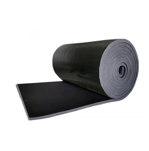 Insulation Pad Selbstklebende Gummischaumrolle, Schallschutzisolierung, leicht zuschneidbar, für Heimwerker, ideal für Dächer, Autos, Möbelschutz Matte Auto Dämmung(5mm-50cmx100cm) von DFJOSF