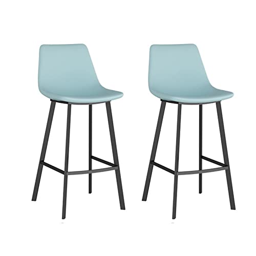 DFKGLCRR Barhocker in Thekenhöhe Set mit 2 Barhockern in Thekenhöhe aus Kunstleder Frühstücks-Küchenbarhocker Thekenhocker Kücheninselstühle von DFKGLCRR