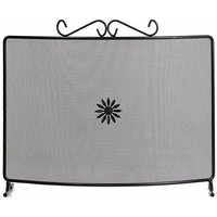 DFL - Rechteckiger Kaminschirm aus Schmiedeeisen 'Made in Italy' Funkenschutz -60 x h 60 cm von MILLE