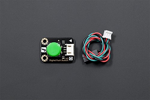 DFRobot Digital Push Button Green, Digital Push Button Grün, Arduino und Raspberry kompatibel von DFRobot