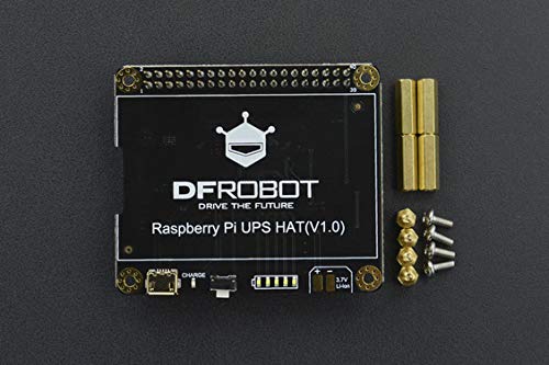 DFRobot Raspberry Pi UPS HAT, DFR0494 - Schwarz, Kompakt, UPS für Raspberry Pi Anwendungen von DFRobot